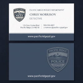 Police Detective Business Card 名刺
