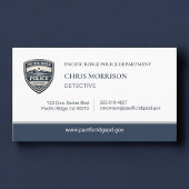 Police Detective Logo Business Card 名刺