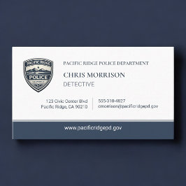Police Detective Logo Business Card 名刺