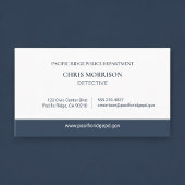 Police Detective Professional 名刺