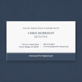 Police Detective Professional 名刺