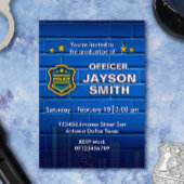 Police Graduation Party 招待状