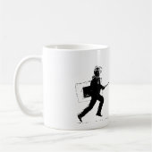 Police & Granny コーヒーマグカップ (左)