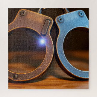 Police handcuffs ジグソーパズル