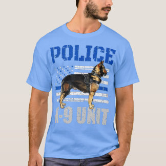 Police K9 Unit  Thin Blue Line Officer Dog Costume Tシャツ