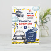 Police Kid's Birthday 招待状 (スタンド正面)