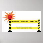 Police Line Crime Scene Poster ポスター (正面)