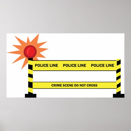 Police Line Crime Scene Poster ポスター (正面)