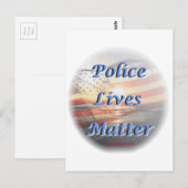 Police_Lives_Matter2 ポストカード (正面/裏面)