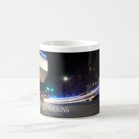 Police Long Exposure Mug コーヒーマグカップ (中央)