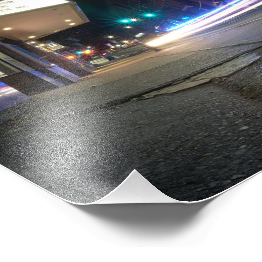 Police Long Exposure Print フォトプリント (角)