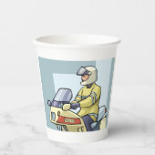Police Motorcycle Officer Law Enforcement 紙コップ (正面)