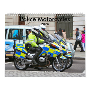 Police Motorcycles 2026カレンダー カレンダー