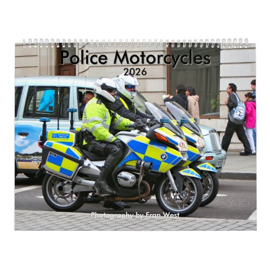 Police Motorcycles 2026カレンダー カレンダー (カバー)