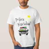 「Police Navidad」 Tシャツ (正面)