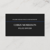 Police Officer 名刺 (正面)