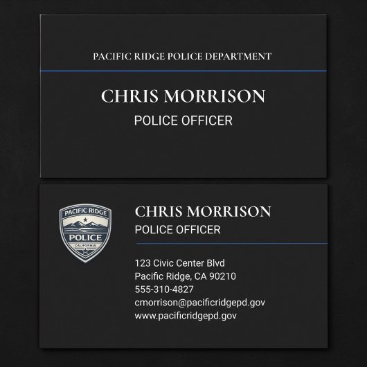 Police Officer 名刺