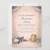 Police Officer Academy Milestone Graduation 招待状 (正面)