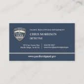 Police Officer Business Card 名刺 (正面)