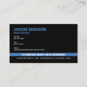 Police Officer Department Law Enforcement Employee 名刺 (正面)