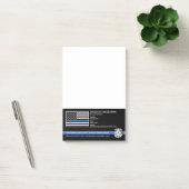 Police Officer Department Law Enforcement Logo ポストイット (オフィス)