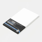 Police Officer Department Law Enforcement Logo ポストイット (アングル)