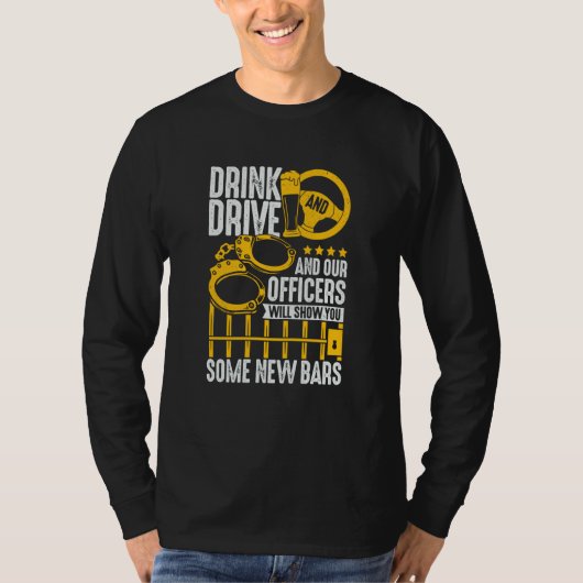 Police Officer Inspector for a Sheriff Tシャツ (正面)
