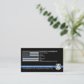 Police Officer Law Enforcement Custom Logo 名刺 (スタンド正面)