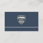 Police Officer Photo Logo 名刺 (裏面)