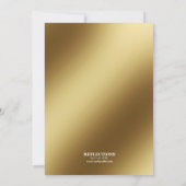 Police Officer Retirement Party Invitation 招待状 (裏面)