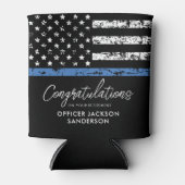 Police Officer Retirement Party Law Enforcement 缶クーラー (正面)