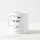 Police Officer Tears Of Criminals Any Rank コーヒーマグカップ (正面左)