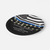 Police Retirement Party ペーパープレート (アングル)