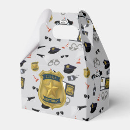 Police Themed Policeman Cop Birthday フェイバーボックス