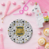 Police Themed Policeman Cop Birthday ペーパープレート (パーティー)