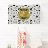 Police Themed Policeman Cop Birthday 横断幕 (インサイチュ)