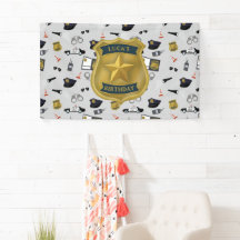 Police Themed Policeman Cop Birthday