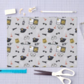 Police Themed Policeman Cop Pattern 薄葉紙 (クラフト)