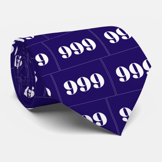 Police Tie (Blue) ネクタイ (ロール)