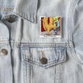 Police Vs Dout おもしろい Cartoon 缶バッジ (インサイチュ)