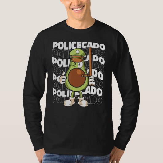 Policecado   Support Law Enforcement Police Agent  Tシャツ (正面)