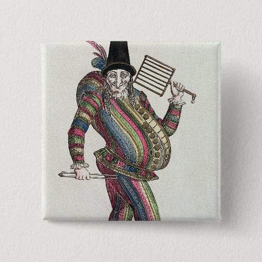 Polichinelle 缶バッジ (正面)