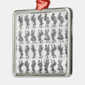 Polichinellesのバレエ メタルオーナメント (左)