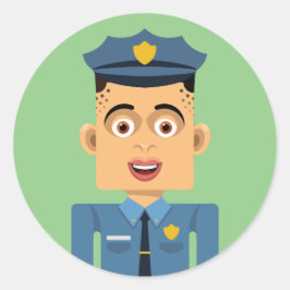 Policia ラウンドシール