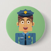 Policia 缶バッジ (正面)