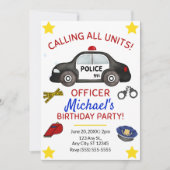 Policy Birthday Invitation 招待状 (正面)