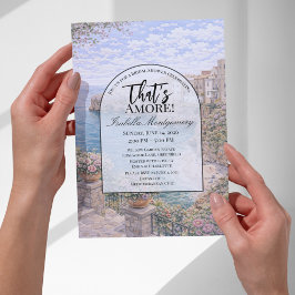 Polignano a Mare Italian Themed Bridal Shower 招待状