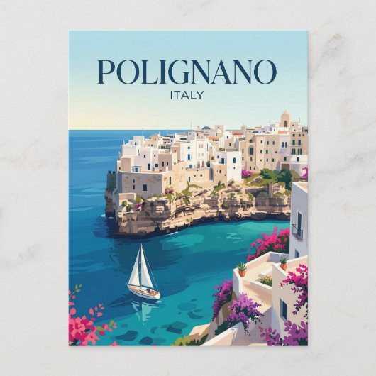 Polignano a Mare Italy ポストカード (正面)