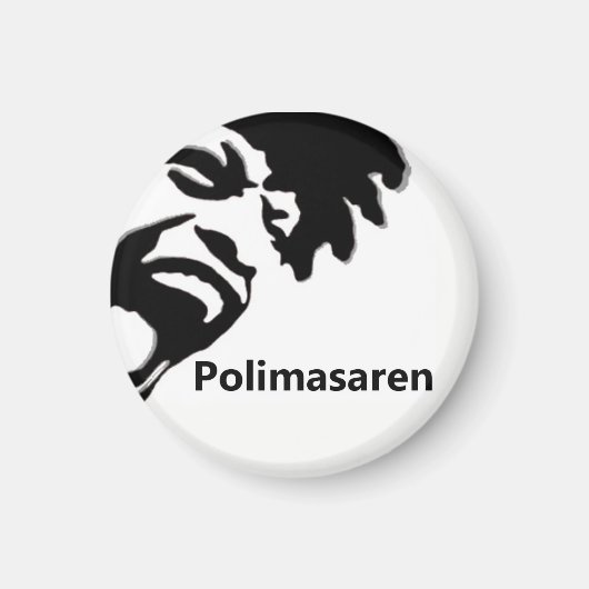 Polimasaren kylskåpsmagnet rund マグネット (正面)