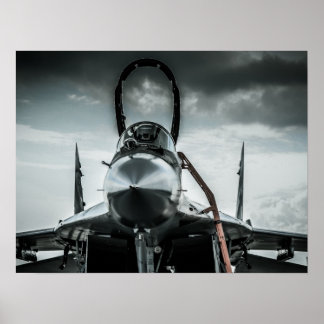 Polish Air Fortce MIG-29 Fulcrum ポスター